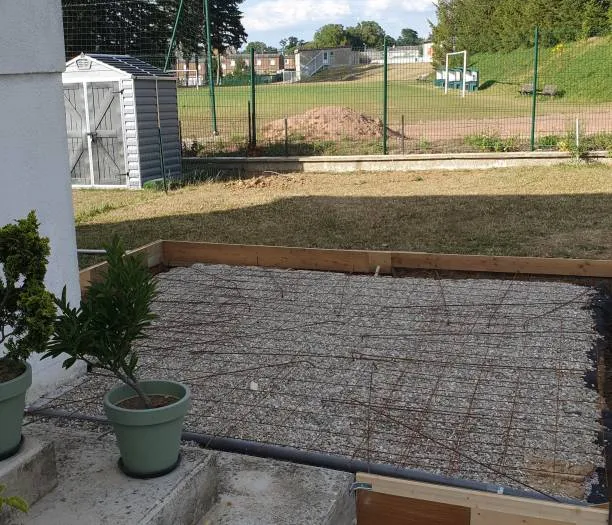 coffrage pour béton désactivé